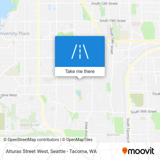 Alturas Street West map