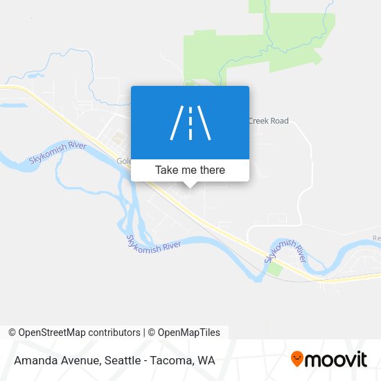 Mapa de Amanda Avenue