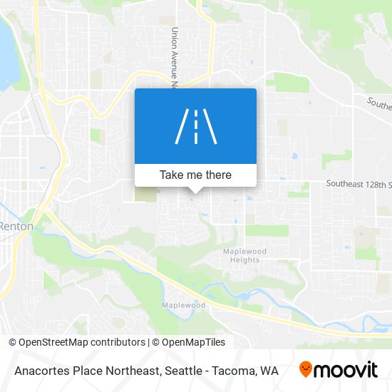 Anacortes Place Northeast map