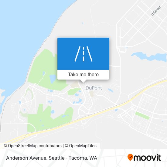 Anderson Avenue map