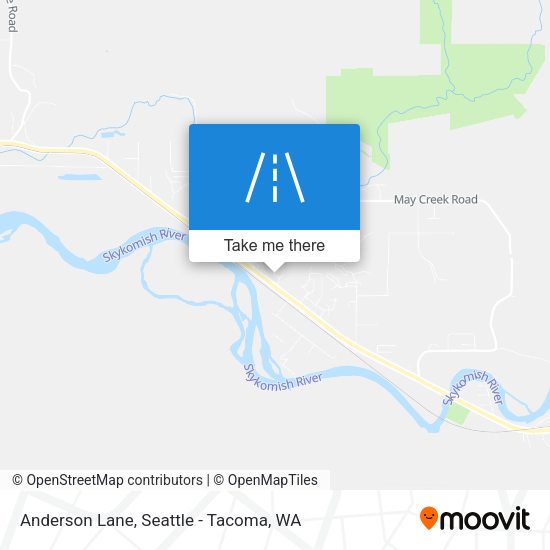 Mapa de Anderson Lane