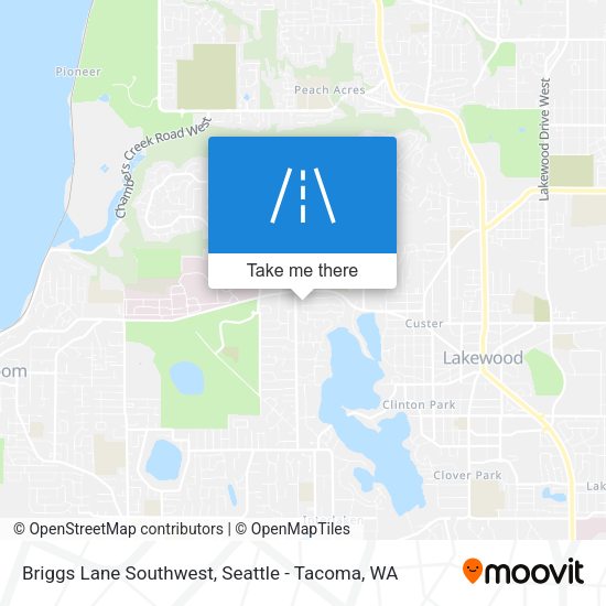 Mapa de Briggs Lane Southwest