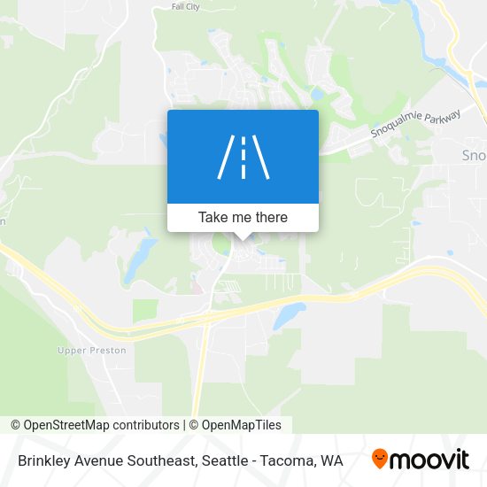 Mapa de Brinkley Avenue Southeast