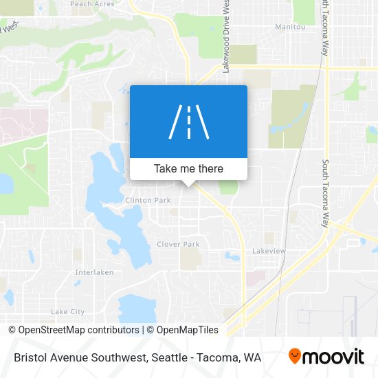 Mapa de Bristol Avenue Southwest