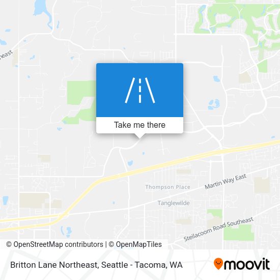 Mapa de Britton Lane Northeast