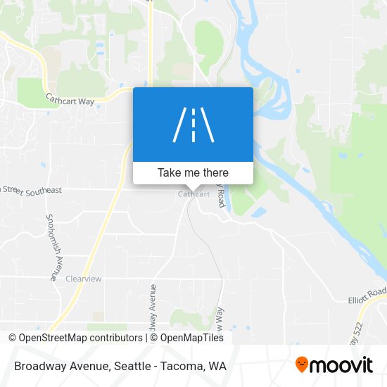 Mapa de Broadway Avenue