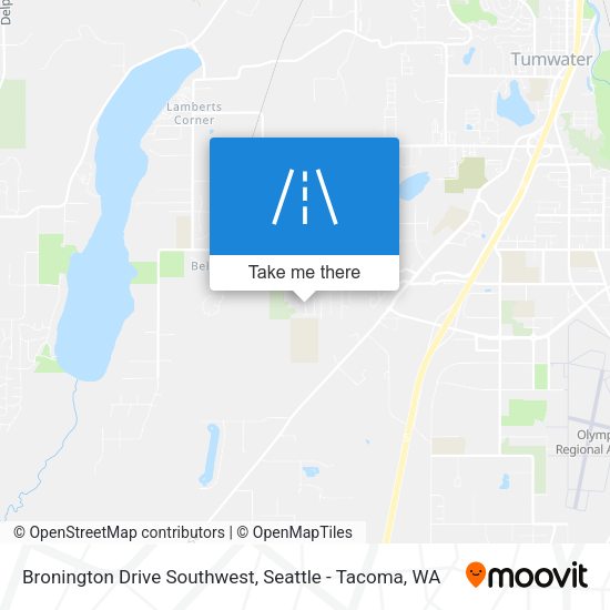Bronington Drive Southwest map