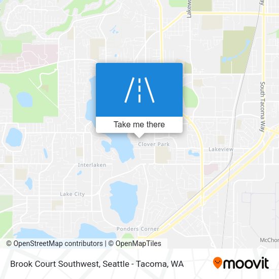 Mapa de Brook Court Southwest