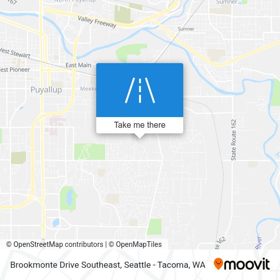 Brookmonte Drive Southeast map