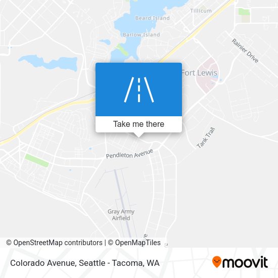 Colorado Avenue map