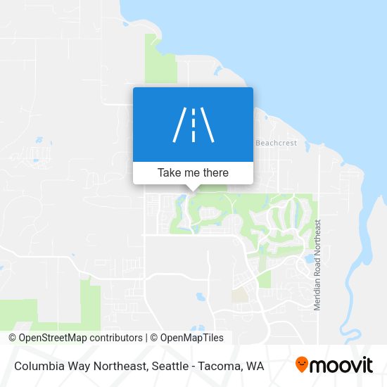 Mapa de Columbia Way Northeast