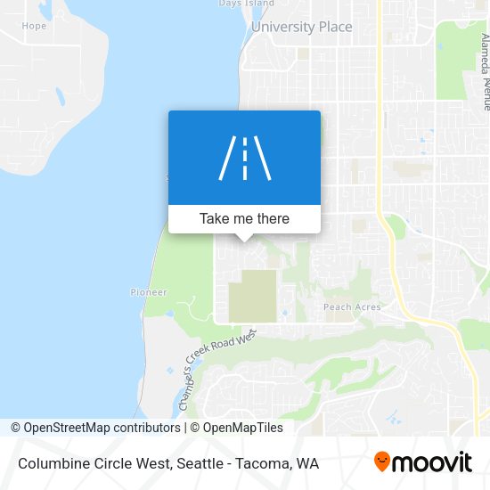 Mapa de Columbine Circle West