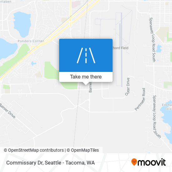Commissary Dr map