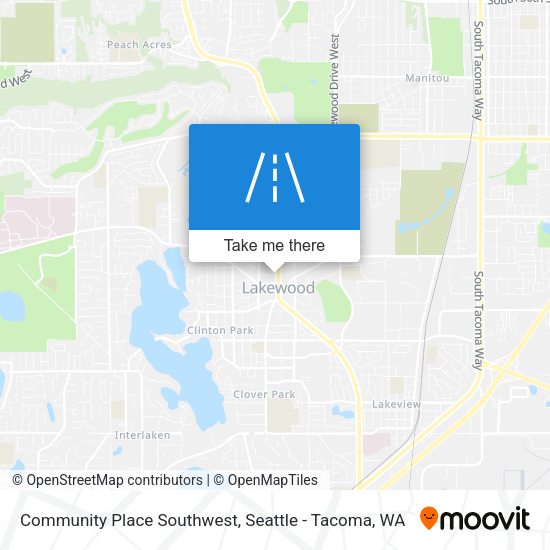 Mapa de Community Place Southwest