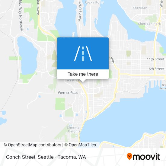 Conch Street map