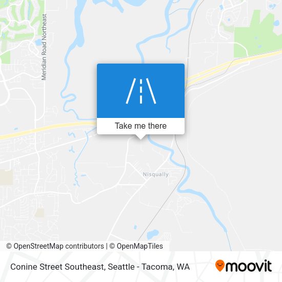Mapa de Conine Street Southeast