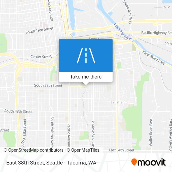 Mapa de East 38th Street