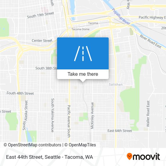 Mapa de East 44th Street