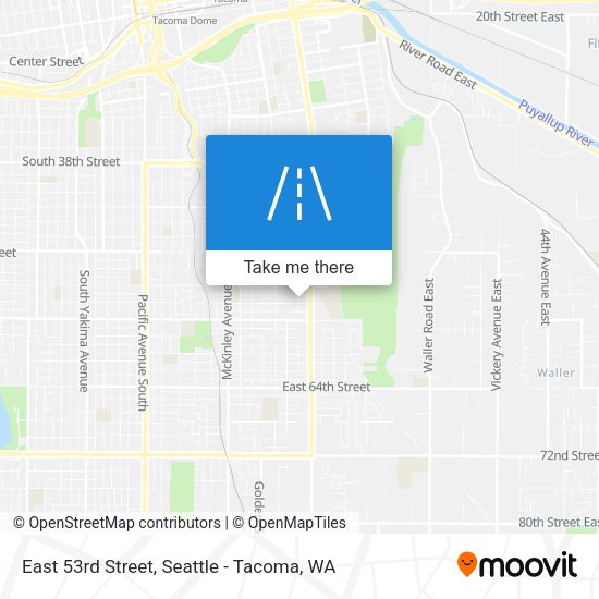 East 53rd Street map