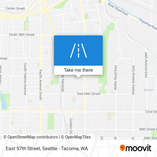 East 57th Street map