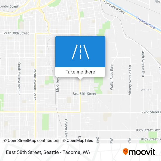 Mapa de East 58th Street