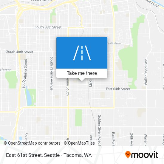 Mapa de East 61st Street