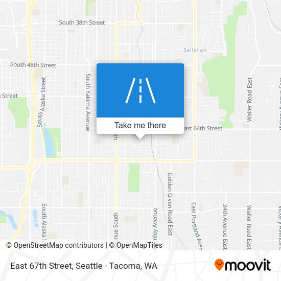 Mapa de East 67th Street