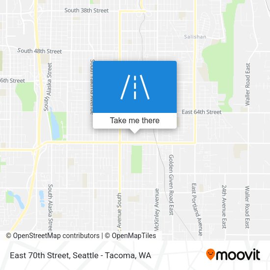 Mapa de East 70th Street