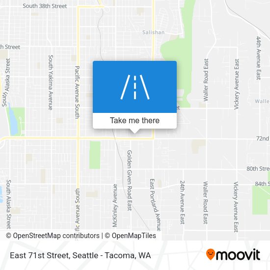 East 71st Street map