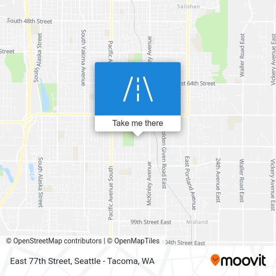 East 77th Street map