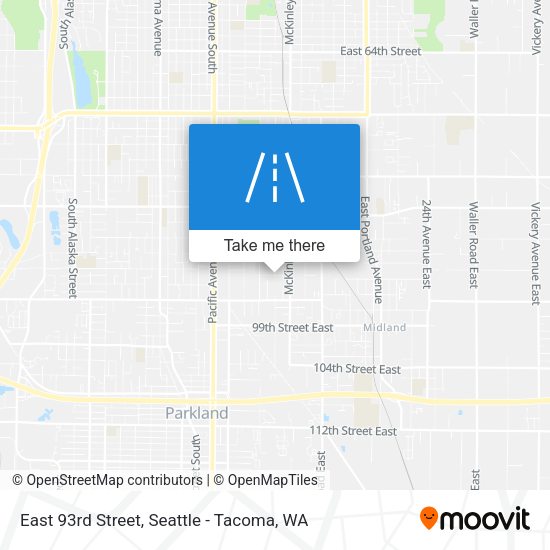 Mapa de East 93rd Street