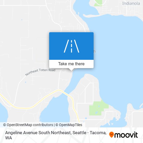 Mapa de Angeline Avenue South Northeast