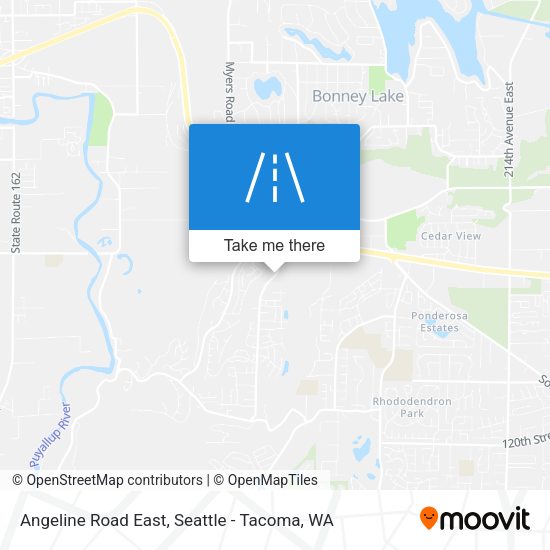 Angeline Road East map
