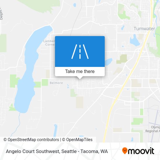 Mapa de Angelo Court Southwest
