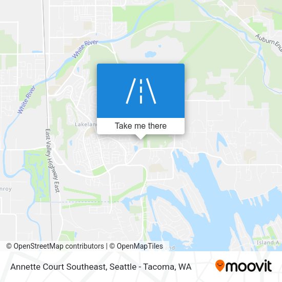 Mapa de Annette Court Southeast