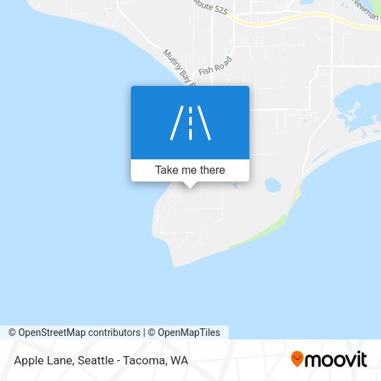 Mapa de Apple Lane