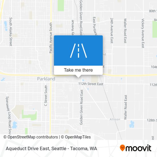 Aqueduct Drive East map