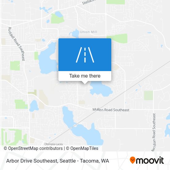 Arbor Drive Southeast map