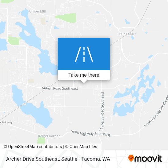 Archer Drive Southeast map