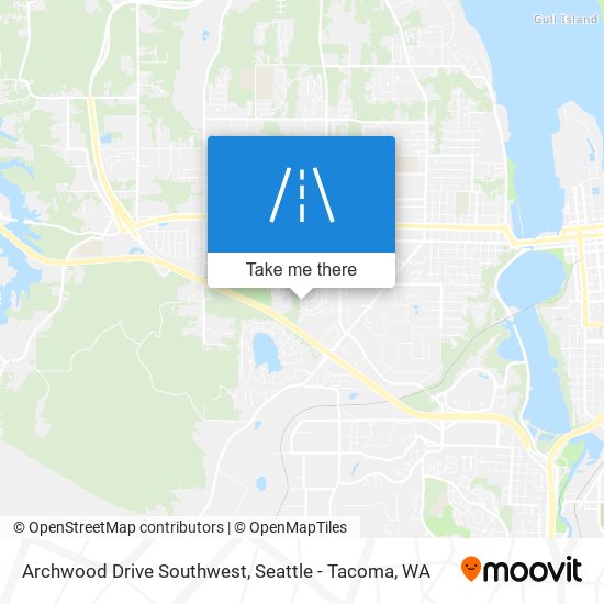 Mapa de Archwood Drive Southwest