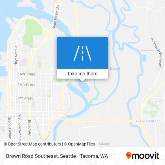 Brown Road Southeast map