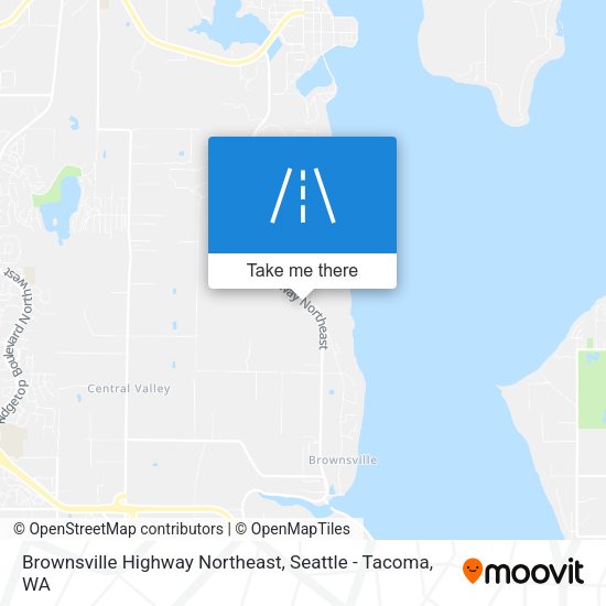 Mapa de Brownsville Highway Northeast