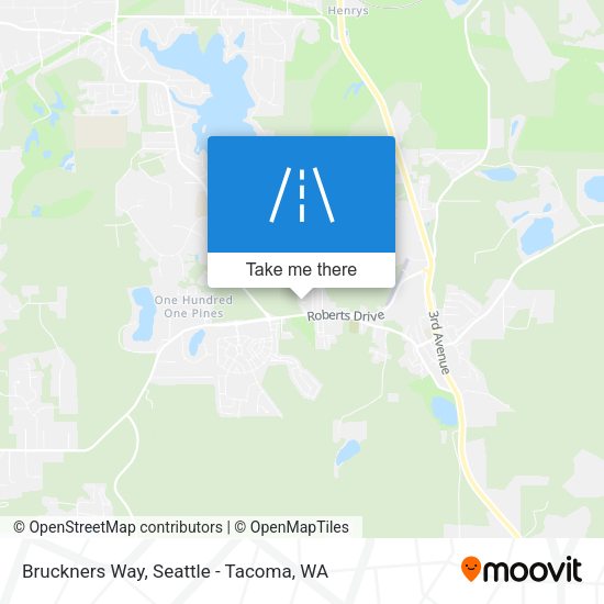 Bruckners Way map