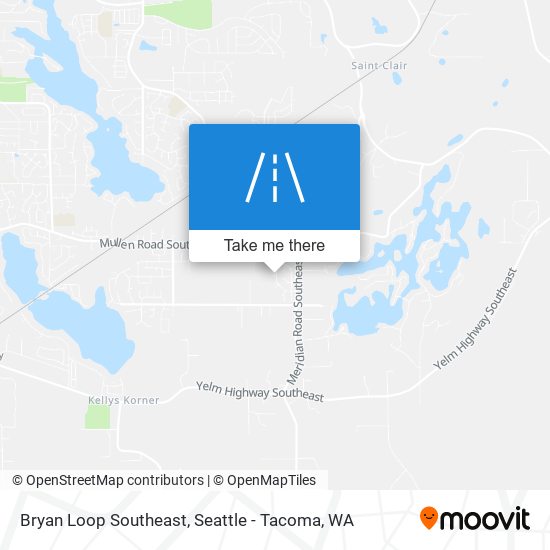 Bryan Loop Southeast map