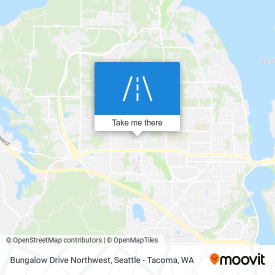 Mapa de Bungalow Drive Northwest