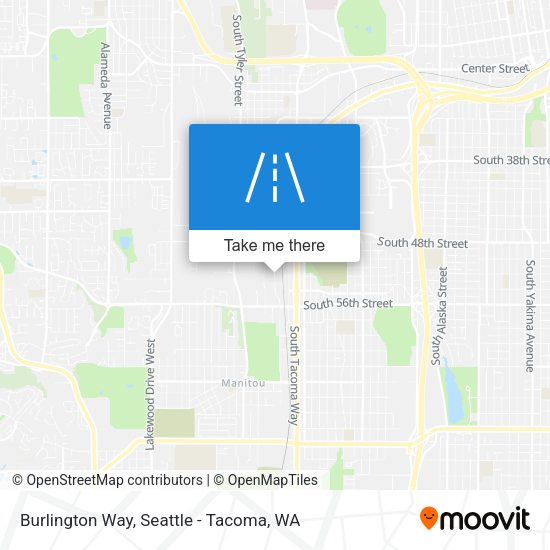 Mapa de Burlington Way