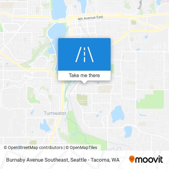 Mapa de Burnaby Avenue Southeast