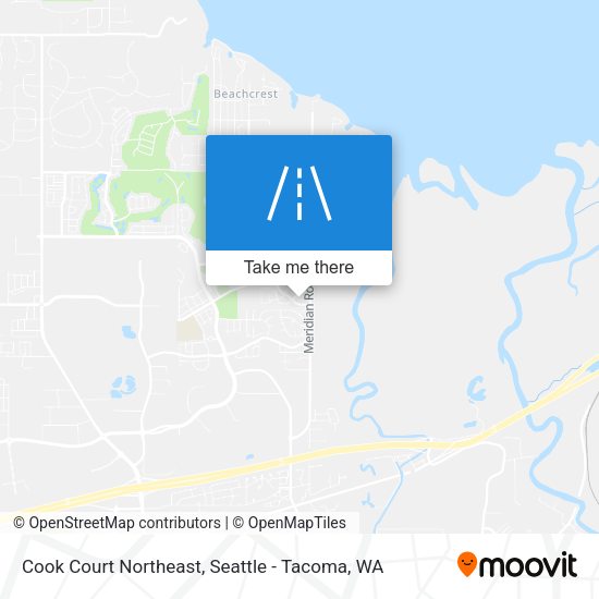 Cook Court Northeast map