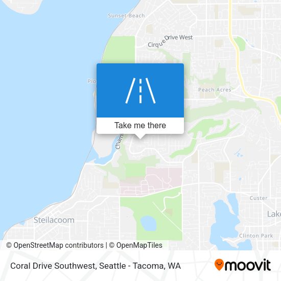 Mapa de Coral Drive Southwest