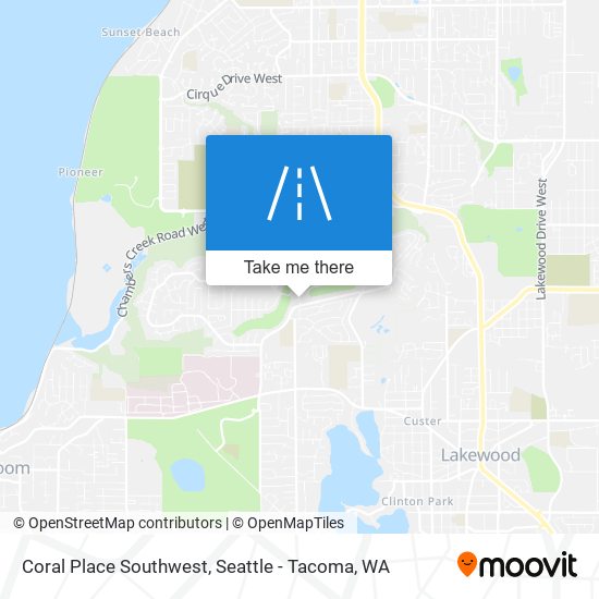 Mapa de Coral Place Southwest